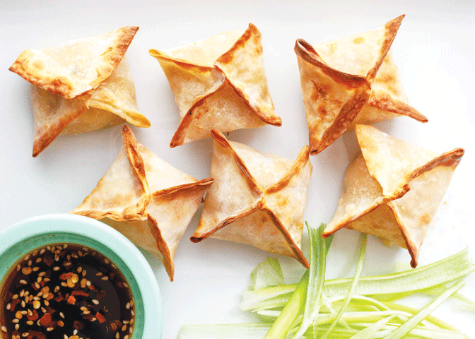 Air Fryer Crab Rangoon