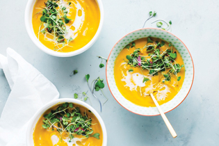 VEGAN GARAM MASALA CARROT SOUP