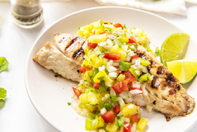 EASY CITRUS GRILLED SNAPPER WITH ROASTED PINEAPPLE