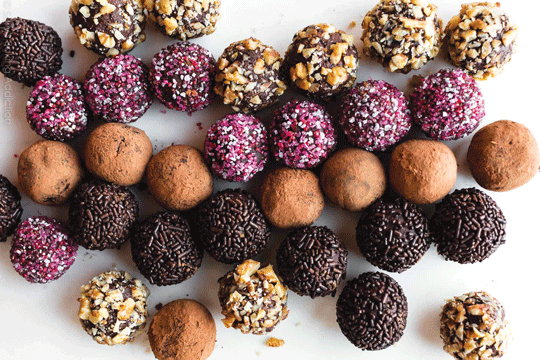 Homemade Chocolate Truffles 